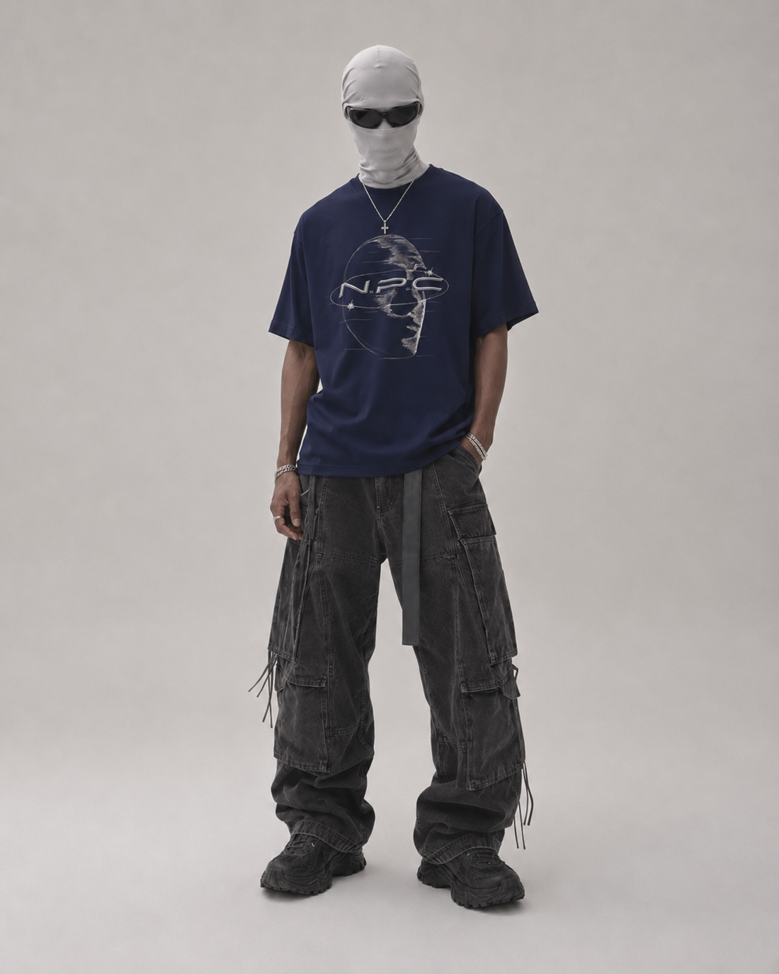 No Face Boxy Tee