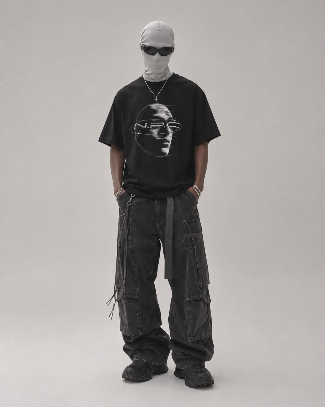No Face Boxy Tee